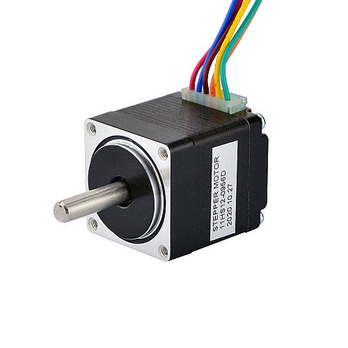 デュアル シャフト Nema 11 ユニポーラ 1.8deg 4.3Ncm(6.1oz.in) 0.95A 28x31mm 6 ワイヤ