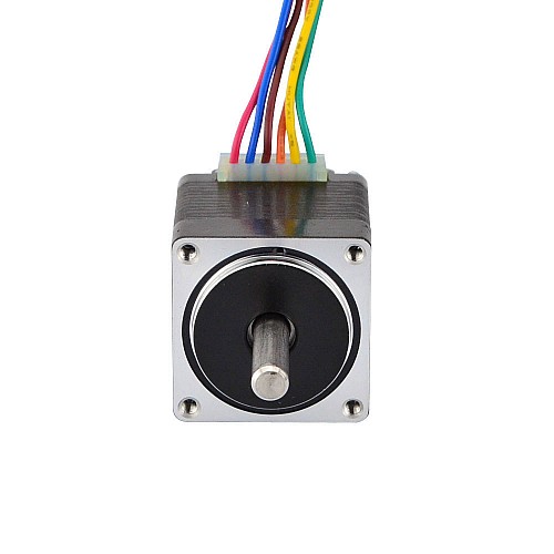 デュアル シャフト Nema 11 ユニポーラ 1.8deg 4.3Ncm(6.1oz.in) 0.95A 28x31mm 6 ワイヤ