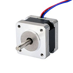 Nema 14 バイポーラ 0.9deg 11Ncm(15.58oz.in) 0.4A 35x35x28mm 4 ワイヤ