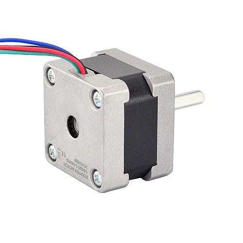 Nema 14 バイポーラ 0.9deg 11Ncm(15.58oz.in) 0.4A 35x35x28mm 4 ワイヤ