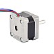 Nema 14 バイポーラ 0.9deg 11Ncm(15.58oz.in) 0.4A 35x35x28mm 4 ワイヤ