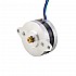 ラウンド Nema 14 バイポーラ 0.9deg 9Ncm(12.75oz.in) 1.0A Φ36x17.5mm 4 ワイヤ ヴォロン・ステルスバーナー用