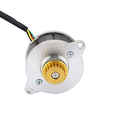 ラウンド Nema 14 0.9deg 9.5Ncm(13.5oz.in) 0.43A Φ36x21.5mm プーリー付き