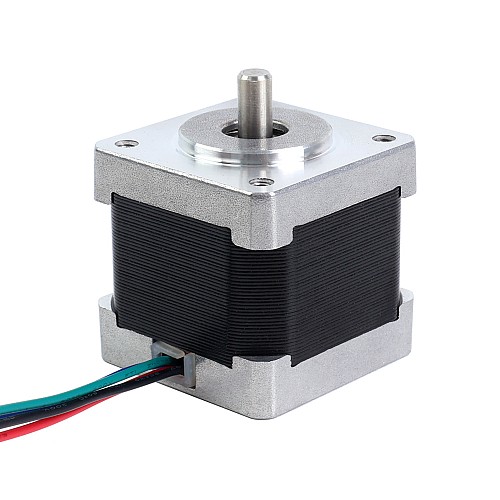 Nema 14 バイポーラ 1.8deg 18Ncm(25.49oz.in) 1.0A 35x35x34mm 4 ワイヤー - 14HS13-1004S-EGS | StepperOnline