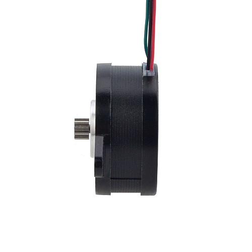 E シリーズ ラウンド Nema 14 バイポーラ 0.9deg 8Ncm(11.33oz.in) 1.0A 36x17mm 4 ワイヤー