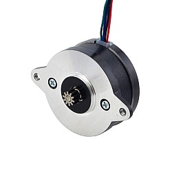 E シリーズ ラウンド Nema 14 バイポーラ 0.9deg 8Ncm(11.33oz.in) 1.0A Φ36 x17mm 4 ワイヤー