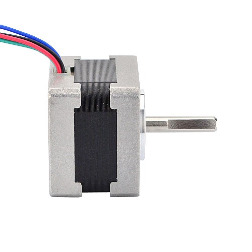 Nema 14 バイポーラ 0.9deg 11Ncm(15.58oz.in) 0.4A 35x35x28mm 4 ワイヤ