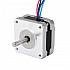 Nema 16 バイポーラ 0.9deg 11Ncm(15.58oz.in) 1.2A 39x39x22mm 4 ワイヤ