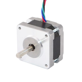Nema 16 バイポーラ 0.9deg 16Ncm(22.66oz.in) 0.6A 39x39x25mm 4 ワイヤー
