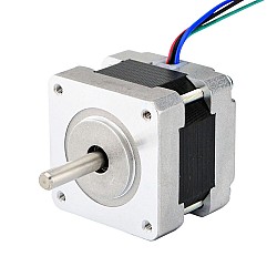 Nema 16 バイポーラ 1.8deg 21Ncm(29.74oz.in) 0.4A 39x39x34mm 4 ワイヤー