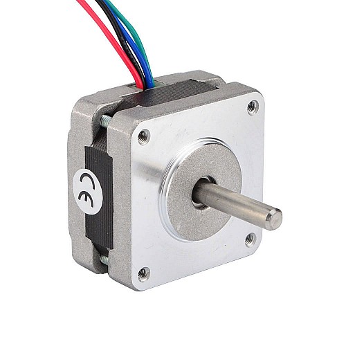 Nema 16 バイポーラ 0.9deg 11Ncm(15.58oz.in) 1.2A 39x39x22mm 4 ワイヤ