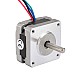 Nema 16 バイポーラ 0.9deg 11Ncm(15.58oz.in) 1.2A 39x39x22mm 4 ワイヤ
