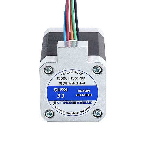 Nema 17 5 相ステッピング モーター 0.5Nm(70.81oz.in) 1.8A 42x42x60mm 5 ワイヤー