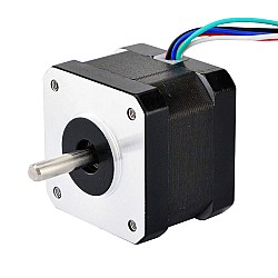 Nema 17 ユニポーラ 0.9deg 16Ncm(22.66oz.in) 0.3A 42x42x34mm 6 ワイヤ