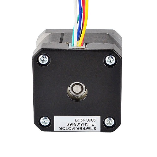 Nema 17 ユニポーラ 0.9deg 16Ncm(22.66oz.in) 0.3A 42x42x34mm 6 ワイヤ Nema 17 ユニポーラ 0.9deg 16Ncm(22.66oz.in) 0.3A 42x42x34mm 6 ワイヤ