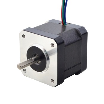 Nema 17 バイポーラ 0.9deg 36Ncm(51oz.in) 0.9A 42x42x40mm 4 ワイヤ