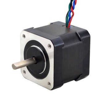Nema 17 バイポーラ 0.9deg 33Ncm(46.74oz.in) 1.0A 42x42x40mm 4 ワイヤー