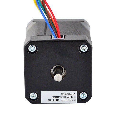 デュアル シャフト Nema 17 ユニポーラ 0.9deg 32Ncm(45.3oz.in) 0.4A 42x48mm 6 ワイヤ
