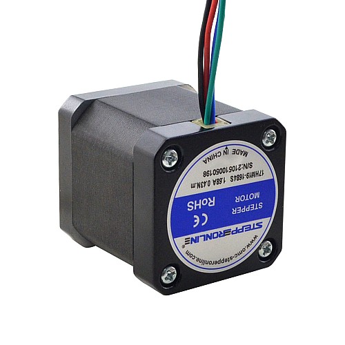 Nema 17 バイポーラ 0.9deg 44Ncm(62.3oz.in) 1.68A 42x42x47mm 4 ワイヤー Nema 17 バイポーラ 0.9deg 44Ncm(62.3oz.in) 1.68A 42x42x47mm 4 ワイヤー