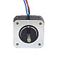 Nema 17 バイポーラ ステッピング モーター 1.8deg 16Ncm(22.66oz.in) 1A 押出機モーター 42x42x20mm 4 ワイヤー
