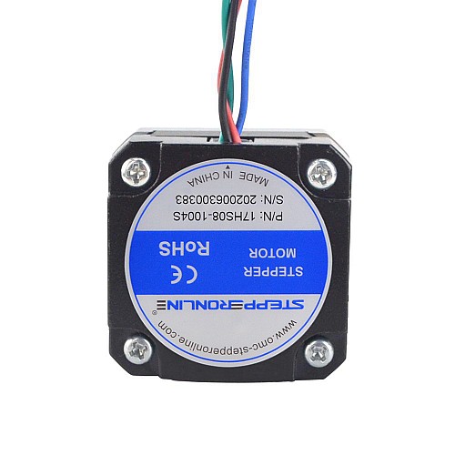 Nema 17 バイポーラ ステッピング モーター 1.8deg 16Ncm(22.66oz.in) 1A 押出機モーター 42x42x20mm 4 ワイヤー