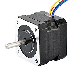 Nema 17 ユニポーラ 1.8deg 16Ncm(22.66oz.in)0.31A 42x42x33mm 6 ワイヤ