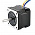 Nema 17 ユニポーラ 1.8deg 16Ncm(22.66oz.in)0.31A 42x42x33mm 6 ワイヤ