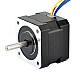 Nema 17 ユニポーラ 1.8deg 16Ncm(22.66oz.in)0.31A 42x42x33mm 6 ワイヤ