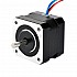 デュアル シャフト Nema 17 バイポーラ 1.8deg 26Ncm(36.82oz.in) 0.4A 42x42x34mm 4 ワイヤ