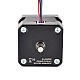 デュアル シャフト Nema 17 バイポーラ 1.8deg 26Ncm(36.82oz.in) 0.4A 42x34mm 4 ワイヤ