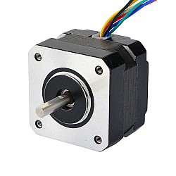 デュアル シャフト Nema 17 ユニポーラ 16Ncm(22.66oz.in) 0.95A 42x42x33mm 6 ワイヤー