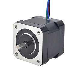 Nema17バイポーラ1.8deg36Ncm(51oz.in)0.85A 5.4V42x42x39mm4ワイヤコネクタ付き