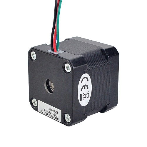 Nema17バイポーラ1.8deg36Ncm(51oz.in)0.85A 5.4V42x42x39mm4ワイヤコネクタ付き Nema17バイポーラ1.8deg36Ncm(51oz.in)0.85A 5.4V42x42x39mm4ワイヤコネクタ付き