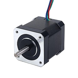 Nema 17 バイポーラ 1.8deg 60Ncm(84.97oz.in) 2.5A 42x42x48mm 4 ワイヤー