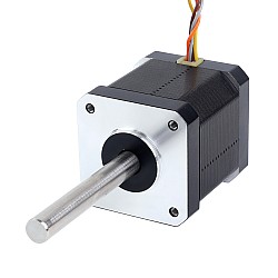 Nema 17 高温ステッピング モーター 55Ncm(77.93oz.in) 55mm Φ8mm 丸シャフト絶縁クラス H 180C
