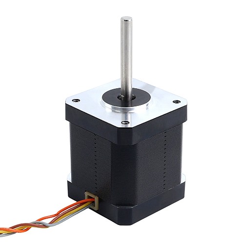 Nema 17 高温ステッピングモーター 55 Ncm(77.93 oz.in) 38mm Φ5mm D型シャフト 絶縁クラスH 180°C、JST-XHコネクタ付き - 17HS19-2504S-H-V6 | StepperOnline