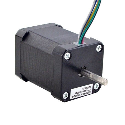 デュアル シャフト Nema 17 バイポーラ 1.8度 65Ncm(92 オンス.インチ) 1.2A 42x42x60mm 6 ワイヤ
