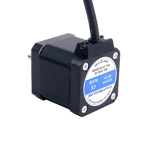 P シリーズ IP67 防水 Nema 17 ステッピング モーター 2.0A 0.59Nm(83.57oz.in)