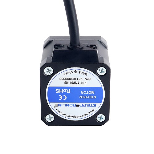 P シリーズ IP67 防水 Nema 17 ステッピング モーター 2.0A 0.59Nm(83.57oz.in)