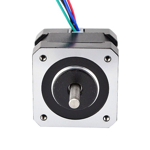 デュアル シャフト Nema 17 バイポーラ 1.8deg 22Ncm(31.15oz.in) 1.33A 42x33mm 4 ワイヤ デュアル シャフト Nema 17 バイポーラ 1.8deg 22Ncm(31.15oz.in) 1.33A 42x33mm 4 ワイヤ