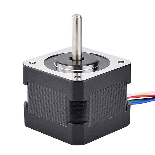 Nema 17 ユニポーラ 1.8deg 16Ncm(22.66oz.in)0.31A 42x42x33mm 6 ワイヤ