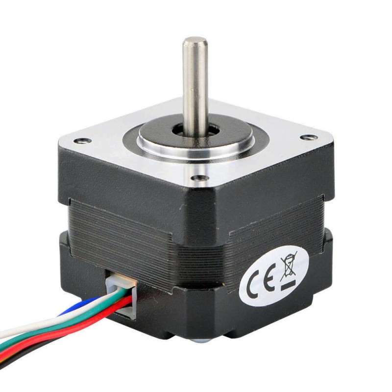 Nema 17 ユニポーラ 1.8deg 16Ncm(22.66oz.in) 0.95A 42x42x33mm 6 ワイヤ