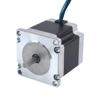 E シリーズ Nema 23 ステッピング モーター バイポーラ 1.8deg 1.24Nm(175.6oz.in) 2.8A 57x57x54mm 4 ワイヤ