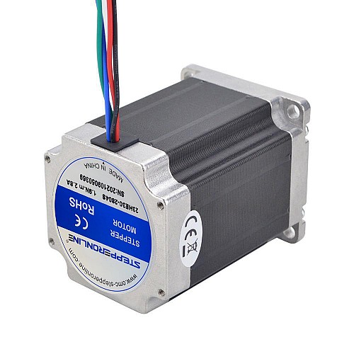 3 個 E シリーズ Nema 23 バイポーラ 1.8deg 1.85Nm(261.98oz.in) 2.8A 3.2V 57x57x76mm 4 ワイヤー 3 個 E シリーズ Nema 23 バイポーラ 1.8deg 1.85Nm(261.98oz.in) 2.8A 3.2V 57x57x76mm 4 ワイヤー