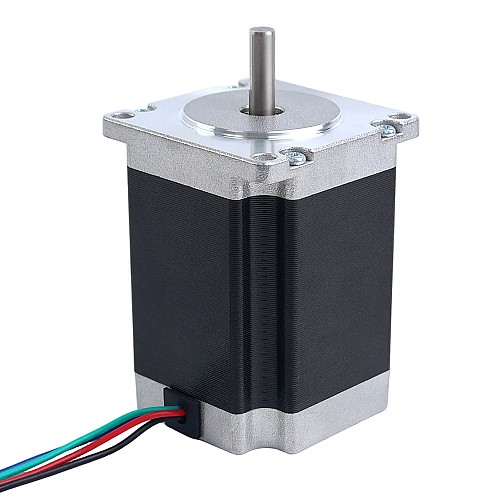 3 個 E シリーズ Nema 23 バイポーラ 1.8deg 1.85Nm(261.98oz.in) 2.8A 3.2V 57x57x76mm 4 ワイヤー