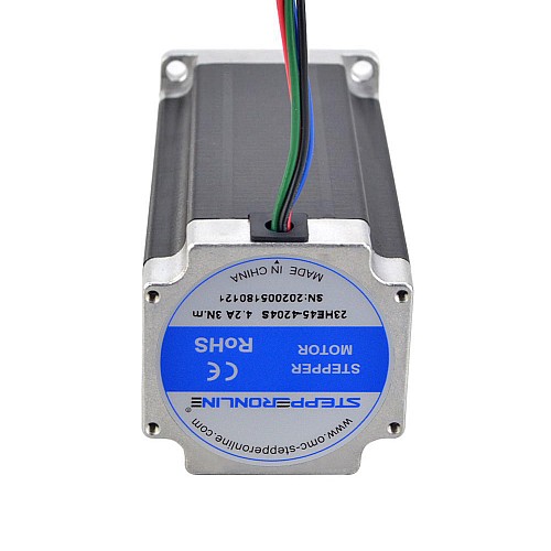 3 個 E シリーズ Nema 23 バイポーラ 1.8deg 3.0Nm(425oz.in) 4.2A 57x57x113mm 4 ワイヤー