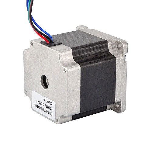 Nema 23 バイポーラ 0.9deg 1.26Nm(178.4oz.in) 2.8A 57x57x56mm 4 ワイヤ