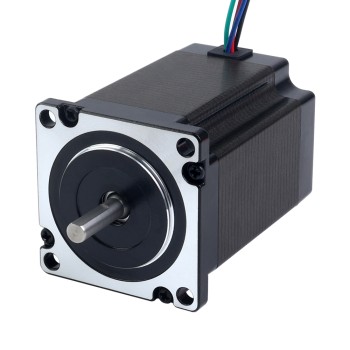 P シリーズ Nema 23 バイポーラ 1.8deg 2.0Nm(283.22oz.in) 2.8A 57x57x76mm 4 ワイヤー