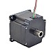 デュアル シャフト Nema 23 中空シャフト ステッピング モーター バイポーラ 0.78Nm(110.5oz.in) 2.0A 57x57x45mm