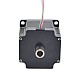 デュアル シャフト Nema 23 中空シャフト ステッピング モーター バイポーラ 0.78Nm(110.5oz.in) 2.0A 57x57x45mm
